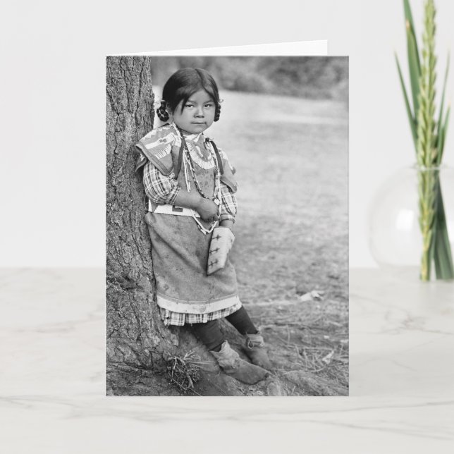 An Umatilla Girl Card (Front)