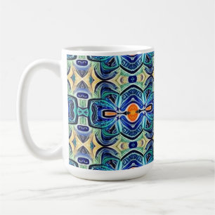 An unique colourful classic traditional design coffee mug