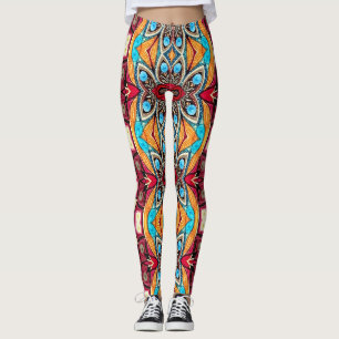 An unique colourful "Ratti_Creative_Arts" Leggings