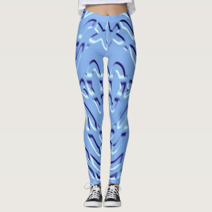 An unique embossing art "Ratti_Creative_Arts" Leggings