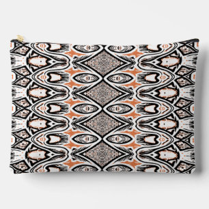 An unique multicolor trendy makeup accessory pouch