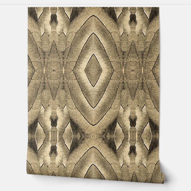 An unique wood texture "Ratti_Creative_Arts" Wallpaper (Unrolling)