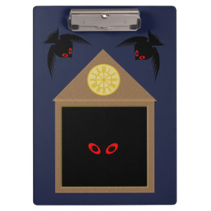 An Unkindness of Ravens Halloween Clipboard