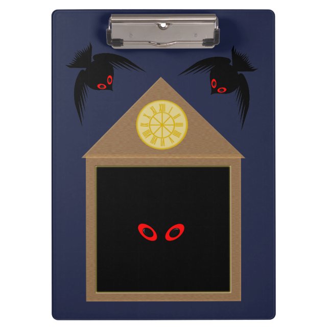 An Unkindness of Ravens Halloween Clipboard (Front)