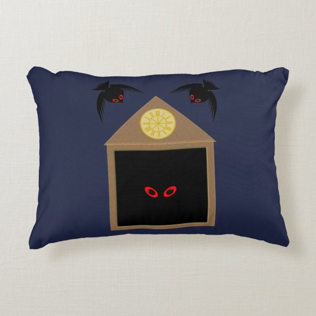An Unkindness of Ravens Halloween Decorative Cushion (Front)