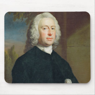 An Unknown Man in Black, 1735 (oil on canvas) Mouse Mat