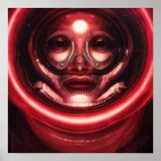 An Unsettling Smile 4b - A.I. Poster