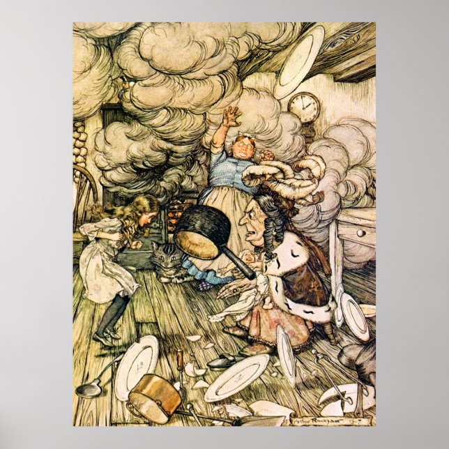 'An Unusually Large Saucepan Flew Close By ' Poster (Front)