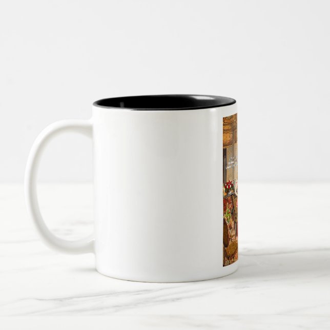 An Useful Gift Two-Tone Coffee Mug (Left)