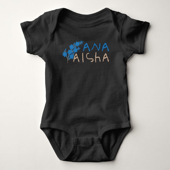 ANA AISHA. BABY BODYSUIT (Front)