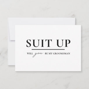 ANA Flat Wedding Party Proposal Card