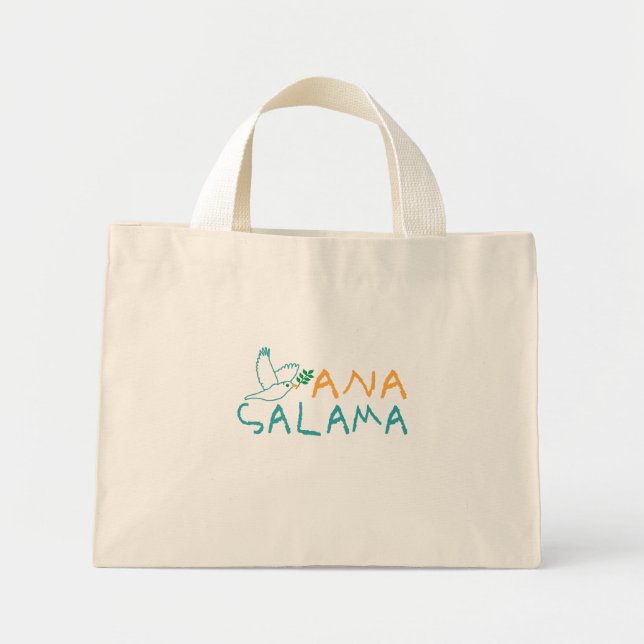 ANA SALAMA MINI TOTE BAG (Front)