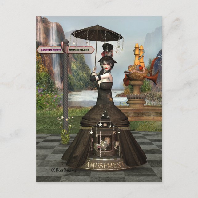 Anabella's Amusement Postcard (Front)