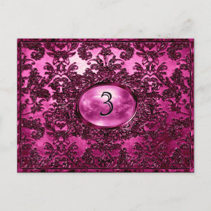 Anabelle Petal Victorian Table Number Card