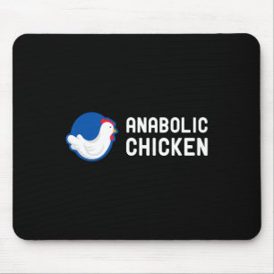 Anabolic Chicken Steroid Gym Fitness Bodybuilding  Mouse Mat