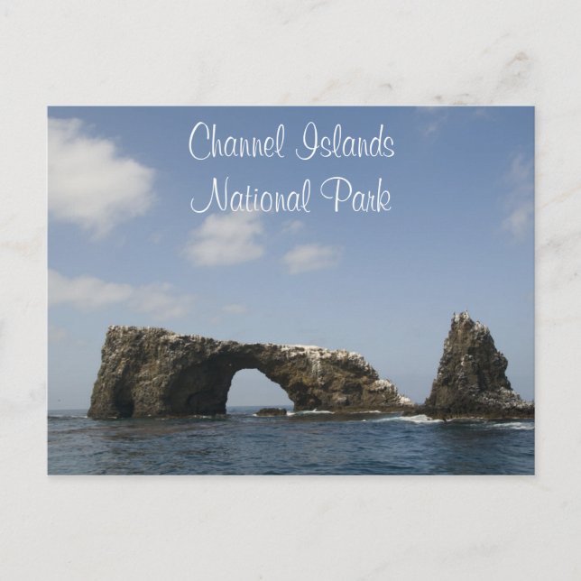 Anacapa Island Arch, Channel Islands National Park Postcard (Front)