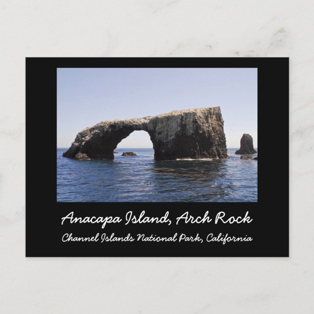 Anacapa Island Arch Rock Postcard (Front)