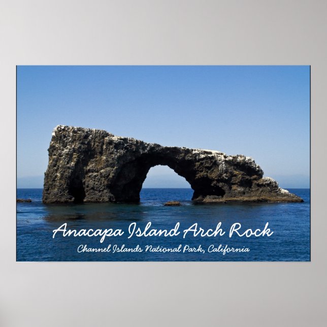 Anacapa Island Arch Rock Poster (Front)