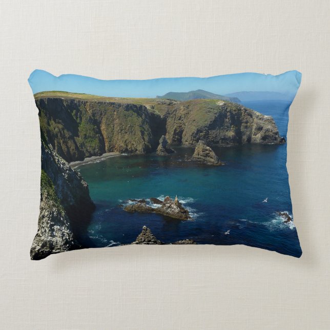 Anacapa Island at Channel Islands National Park Decorative Cushion (Front)