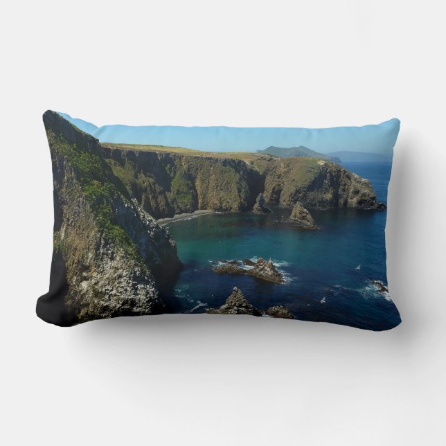 Anacapa Island at Channel Islands National Park Lumbar Cushion (Front)