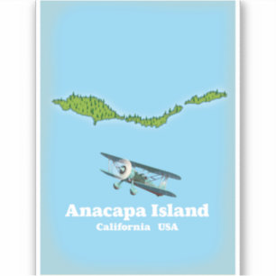 Anacapa Island California USA map