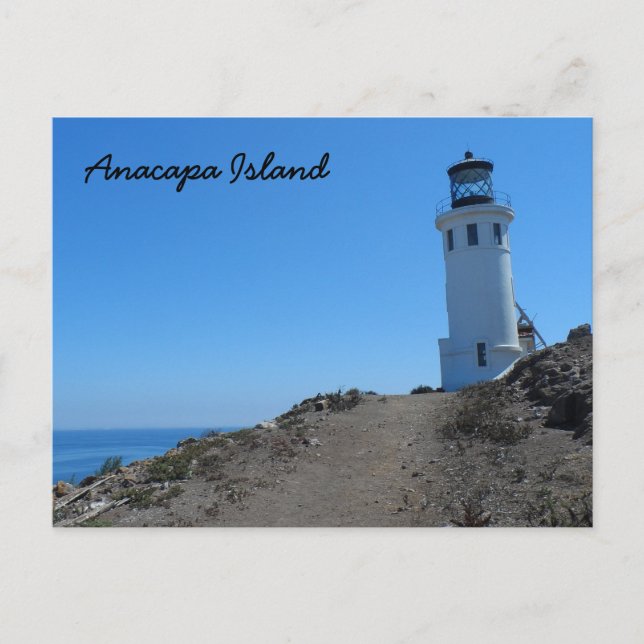 Anacapa Island Lighthouse Postcard (Front)