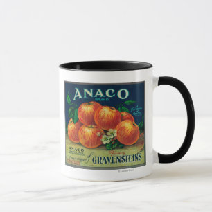 Anaco Apple Crate Label Mug