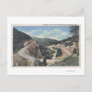 Anaconda, Montana - Horseshoe Curve Postcard