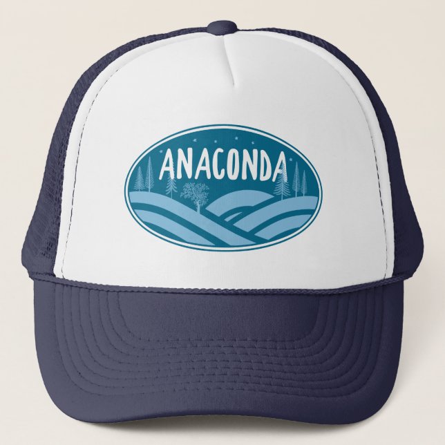 Anaconda Montana Outdoors Trucker Hat (Front)