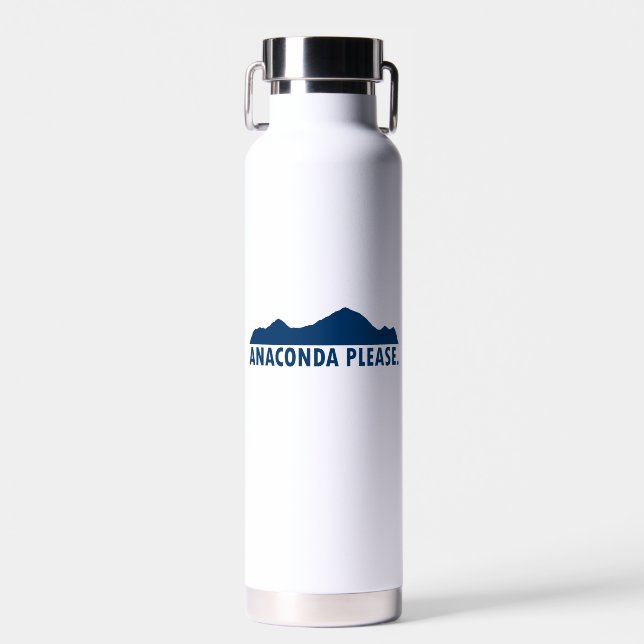 Anaconda Montana Please Water Bottle (Front)