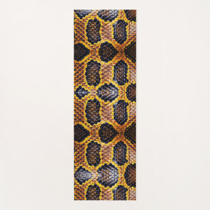 Anaconda snake skin print yoga mat