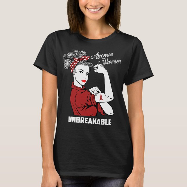 Anaemia Warrior Unbreakable T-Shirt (Front)