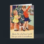 Anaesthesia - funny vintage Christmas card<br><div class="desc">If you are looking for a funny alternative to modern Christmas cards, look no further – We’ve just the thing; olden times nostalgic charm with dark, funny up-to-date seasonal greetings. Our range of vintage, retro Christmas cards combine genuine antique artwork, from the creepy Victorian era to cute mid-century designs, all...</div>