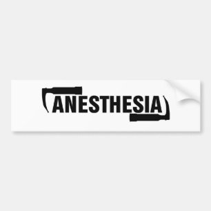 Anaesthesia Mac Blade Bumper Sticker