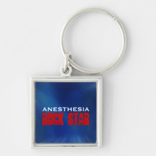 Anaesthesia Rock Star Key Ring