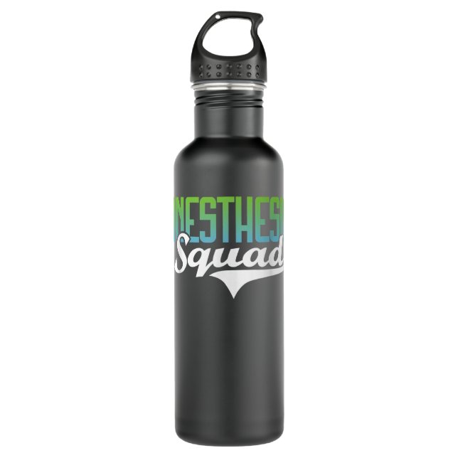 Anaesthesia Squad - Nurse Anaesthetist Anesthesiol 710 Ml Water Bottle (Front)