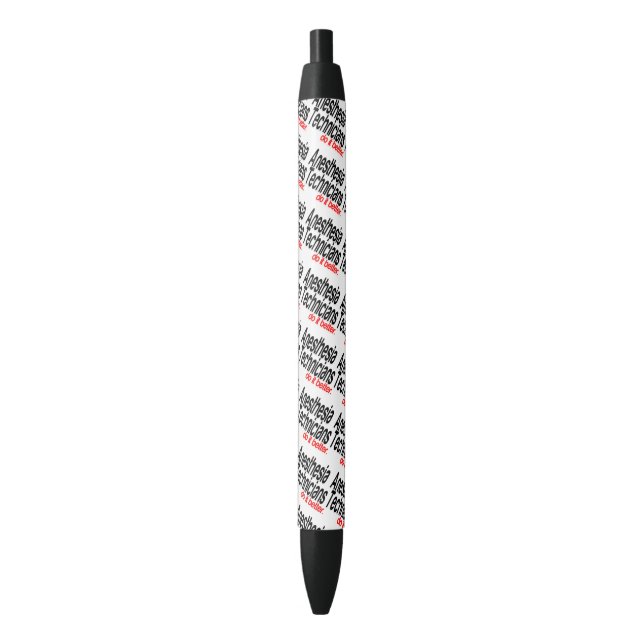 Anaesthesia Technicians Do It Better Black Ink Pen (Front Vertical)