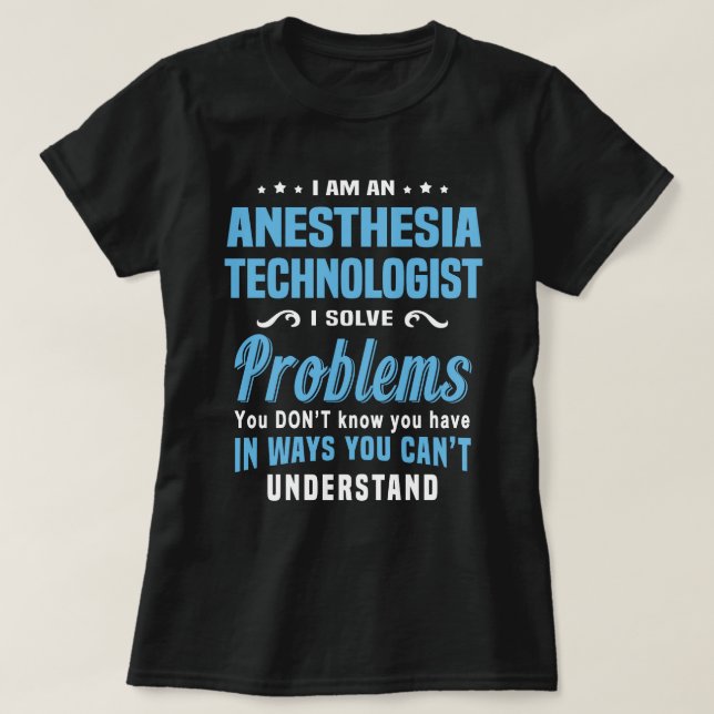 Anaesthesia Technologist T-Shirt (Design Front)