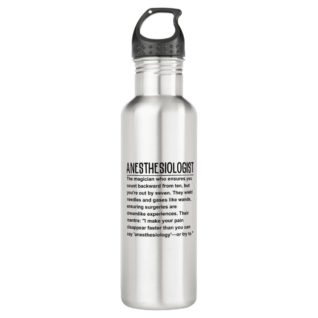 Anaesthesiologist 710 Ml Water Bottle (Front)