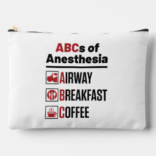 Anaesthesiologist Anaesthesiology Doctor Nurse Fun Accessory Pouch