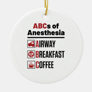 Anaesthesiologist Anaesthesiology Doctor Nurse Fun Ceramic Tree Decoration