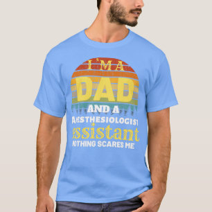 anaesthesiologist assistant Dad Mens vintage gift T-Shirt