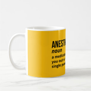 Anaesthesiologist Definition – Medical Humour Coffee Mug