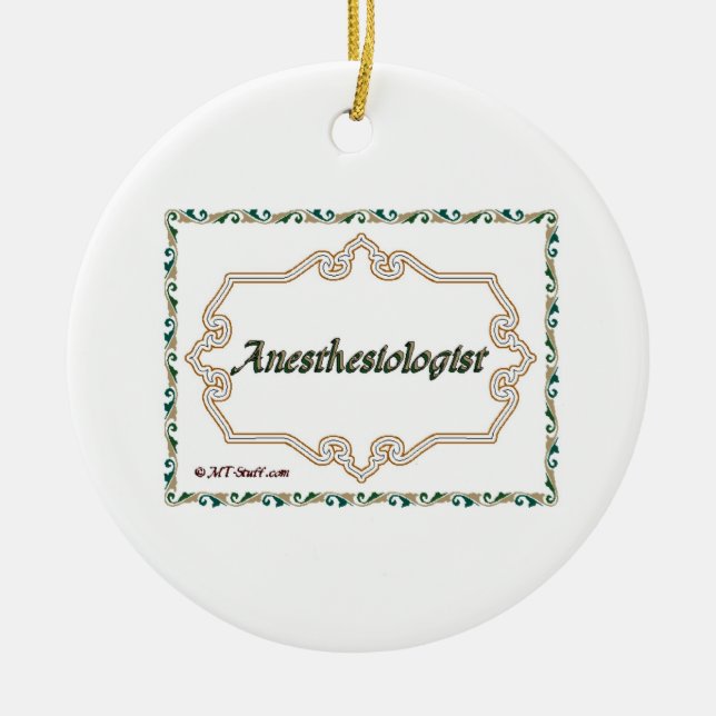 Anaesthesiologist Doctor Ornament (Front)