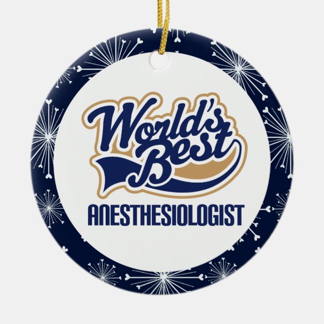 Anaesthesiologist Gift Ornament (Front)