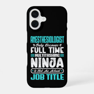 Anaesthesiologist Job Title Profession Skills Funn iPhone 16 Case