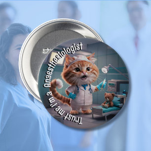 Anaesthesiologist medical doctor gift 7.5 Cm Round Badge