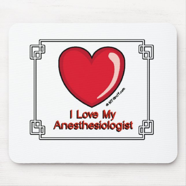 Anaesthesiologist Mouse Mat (Front)