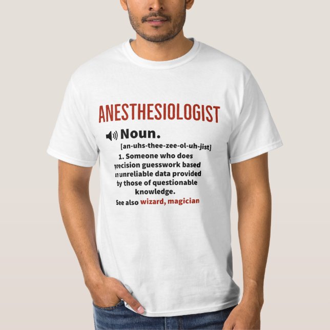 Anaesthesiologist T-Shirt (Front)