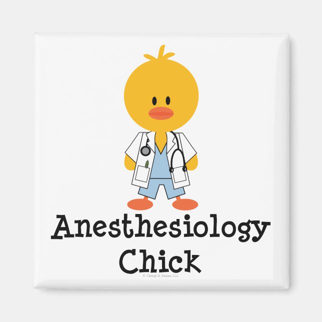 Anaesthesiology Chick Magnet (Front)